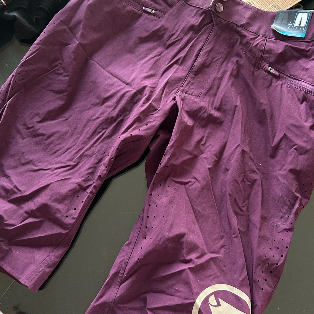 Men's Purple Athletic Shorts